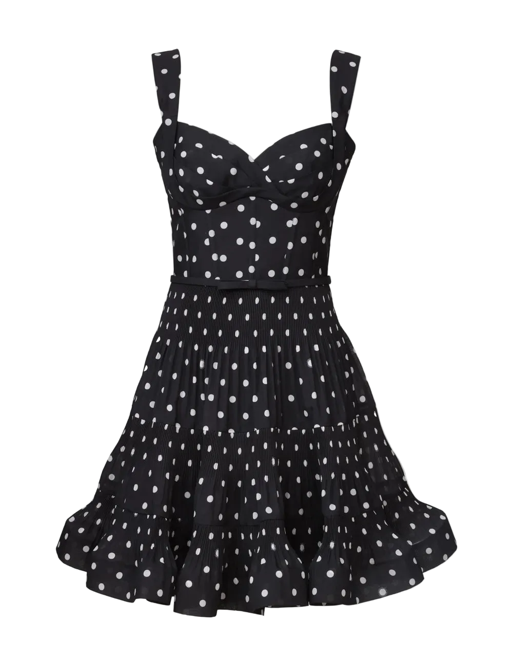 Pleated Draped Mini Dress