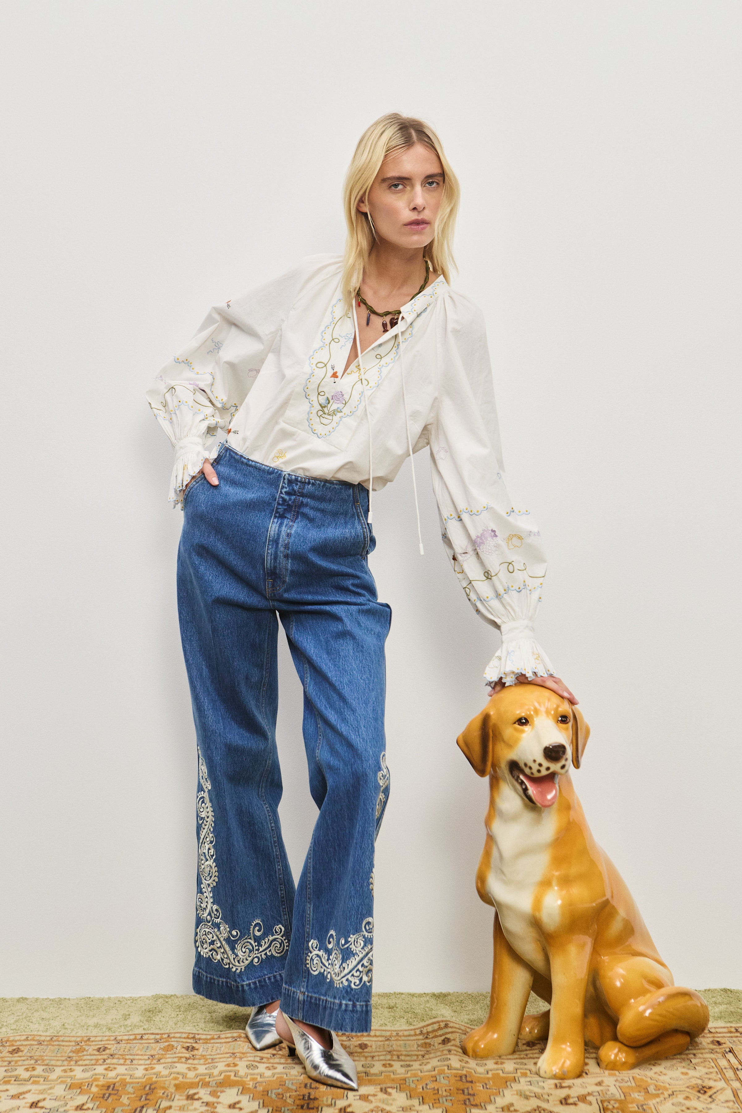 Giulia Embroidered Blouse