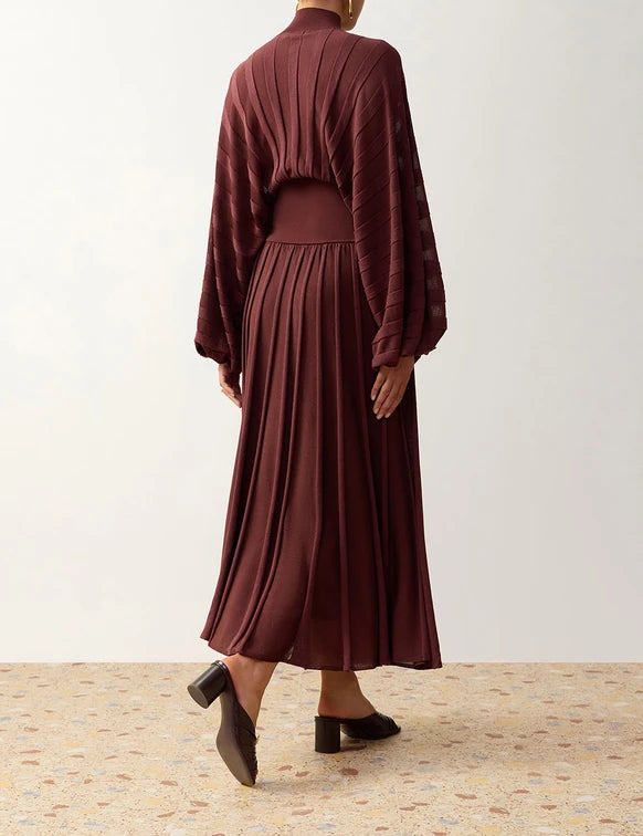 Clash Stripe Circle Skirt