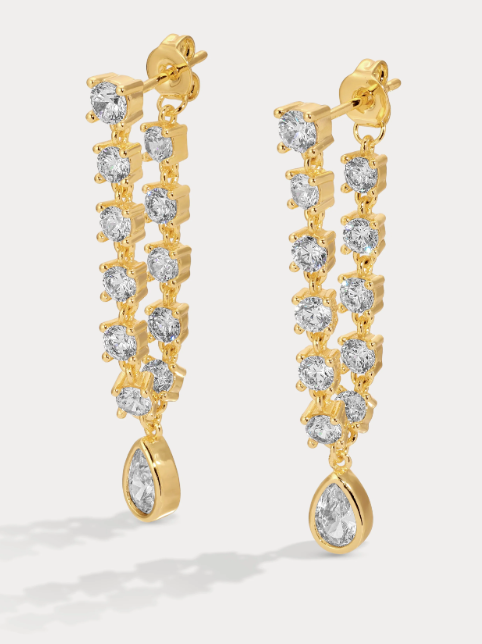Stephie Bezel Earrings