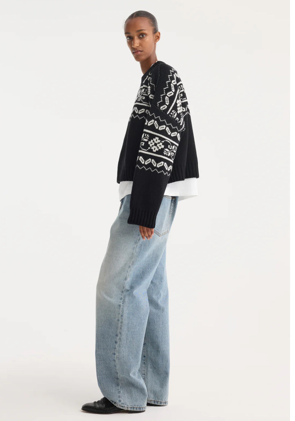 Fair-Isle Knitted Jumper