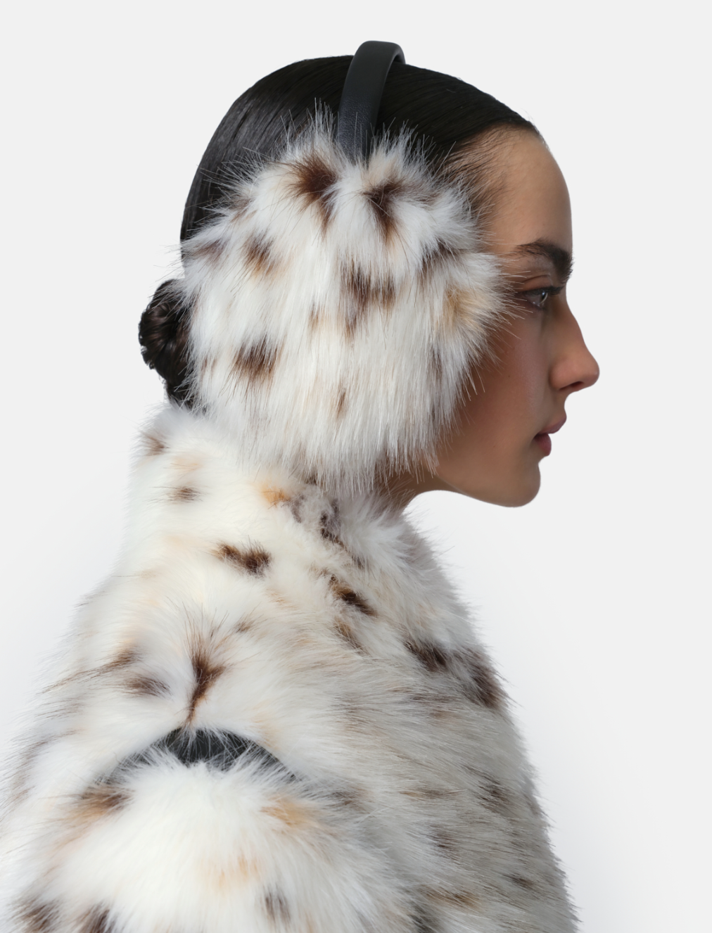Esme Snow Leopard Earmuffs