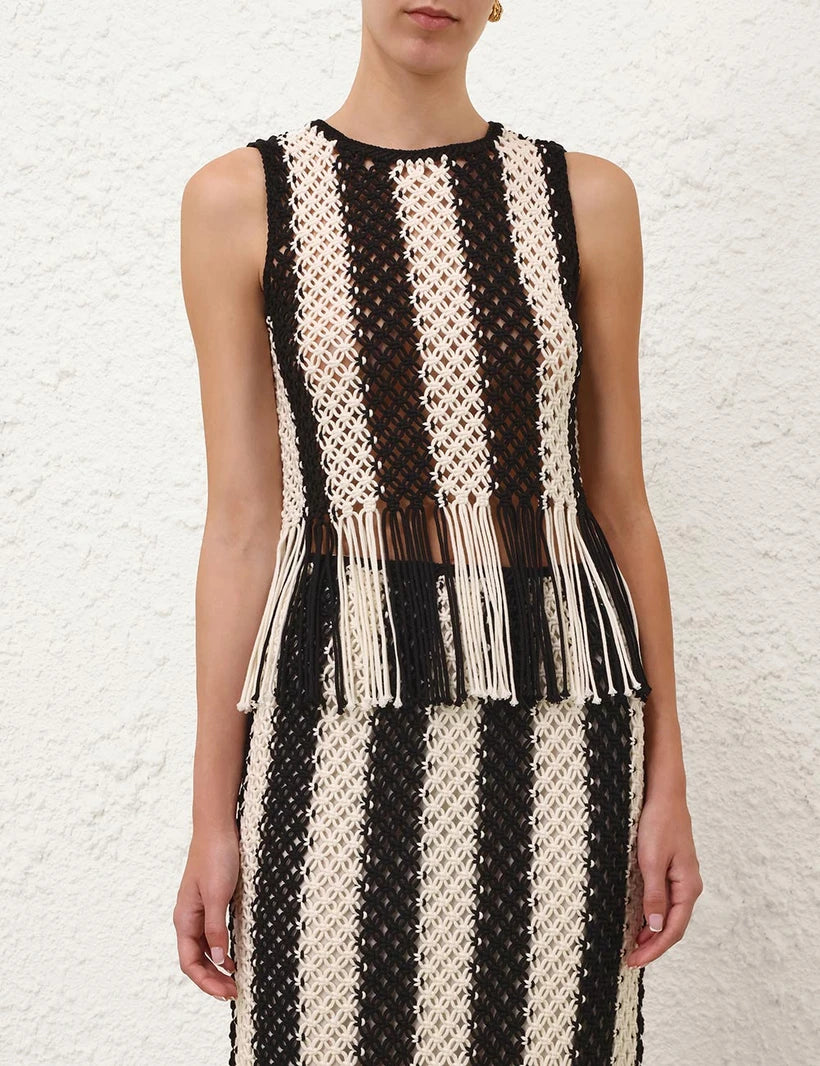 Wanderlust Macrame Tank