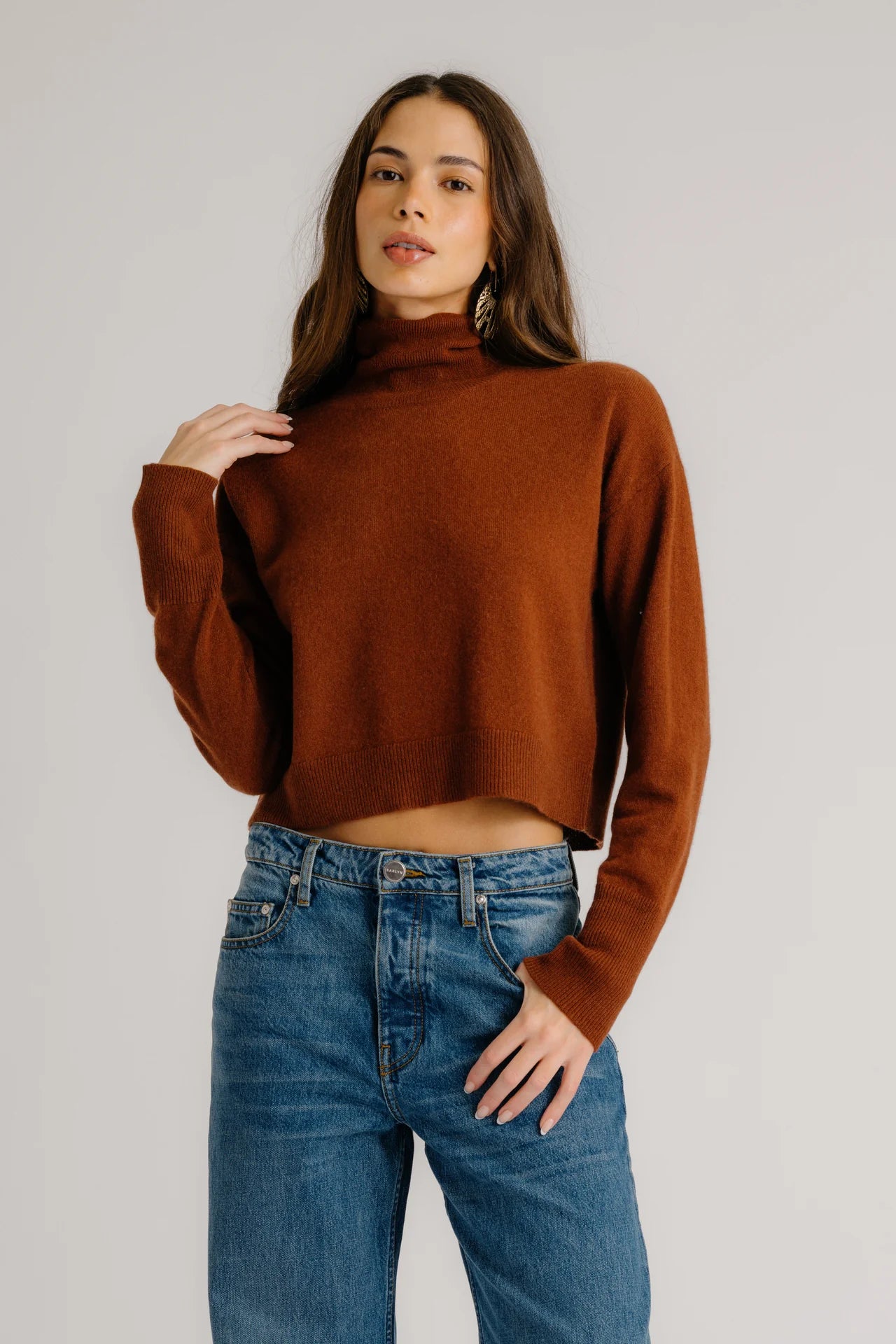 Sable Turtleneck Sweater