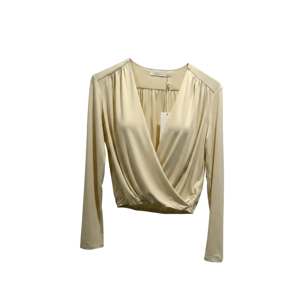 Cadiz S/W Gathered Wrap Shirt