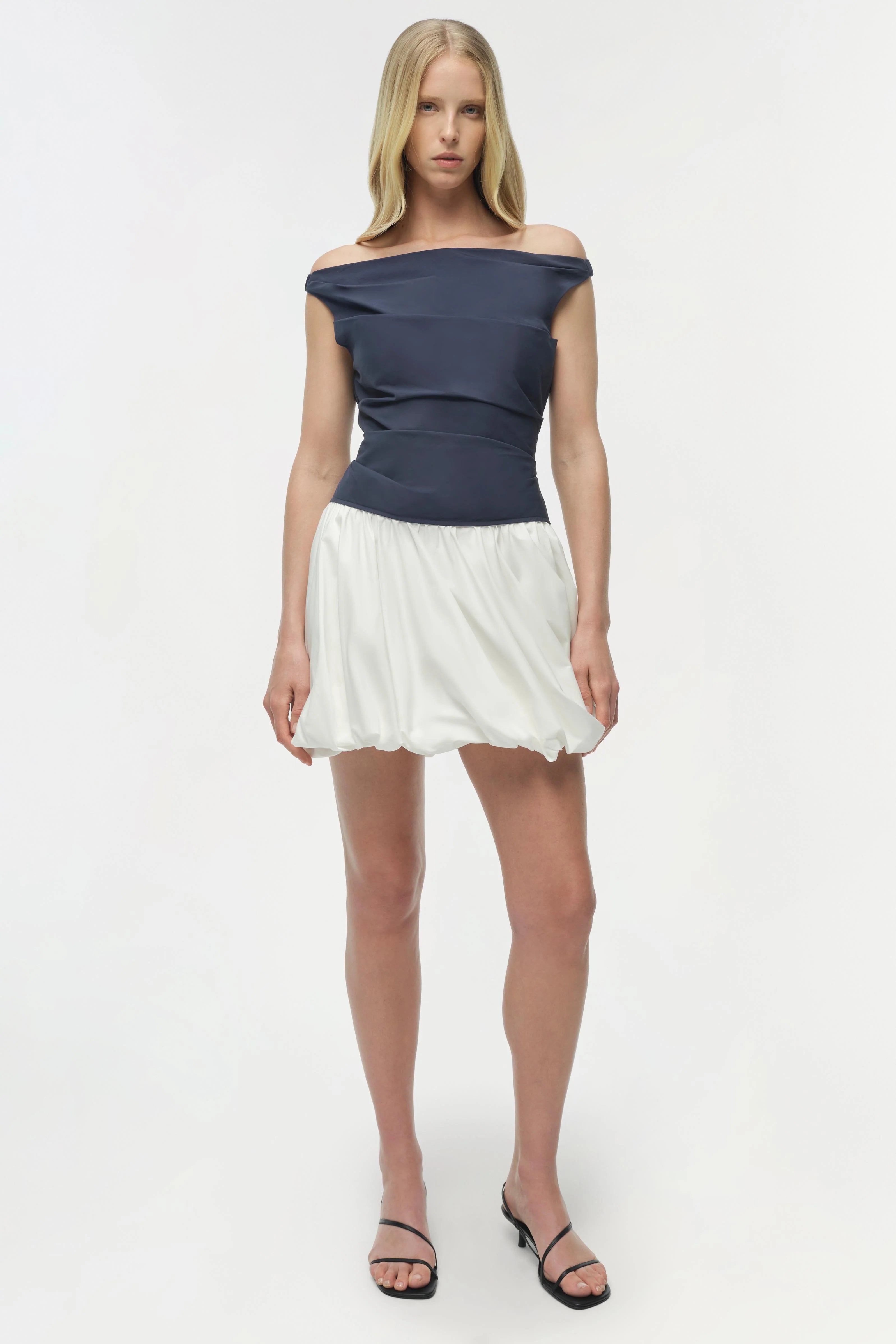 Salina Cotton Bubble Mini Dress