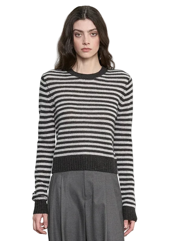 Cashmere Shrunken Crew