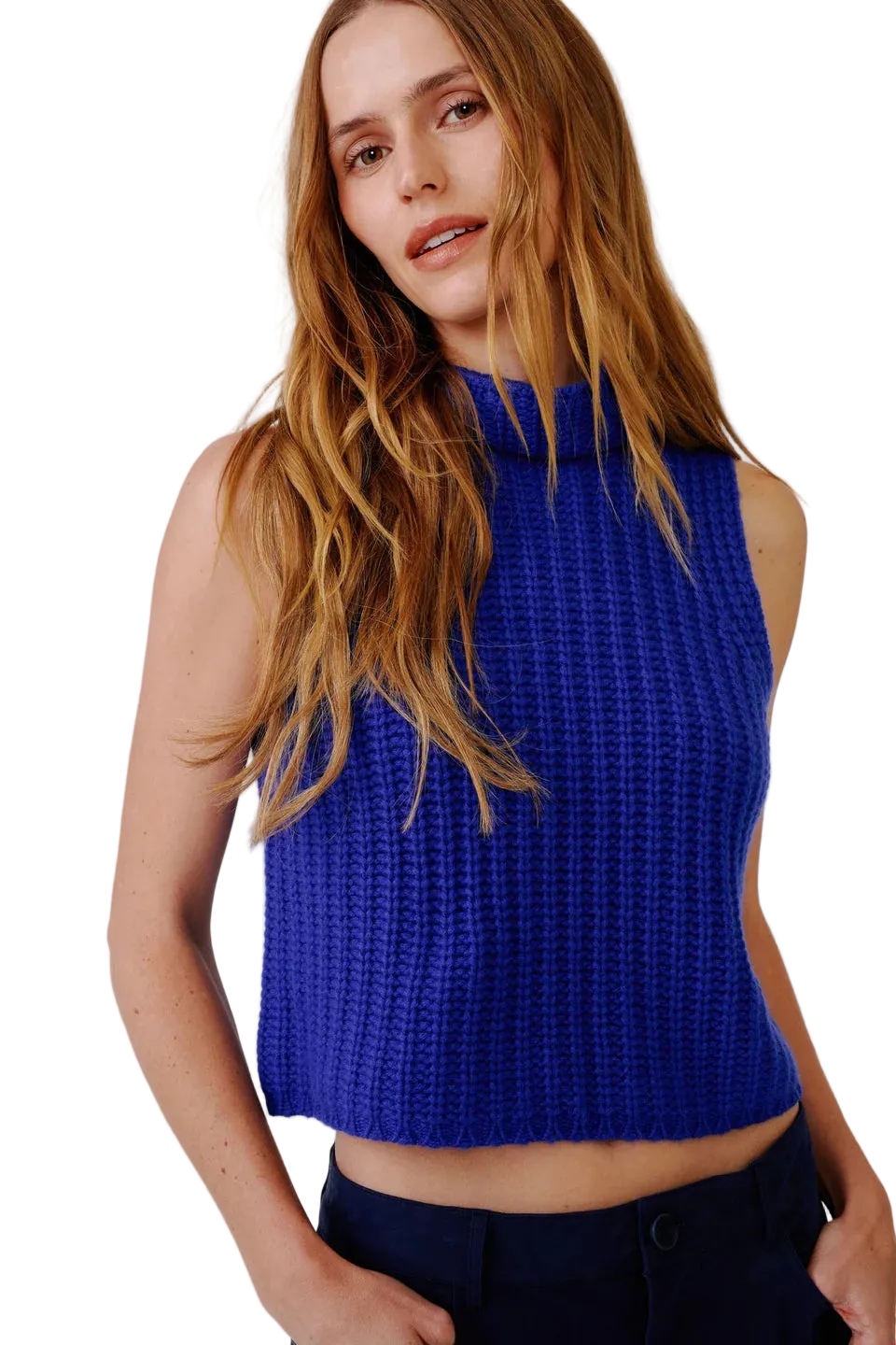 Saige Cropped Turtleneck