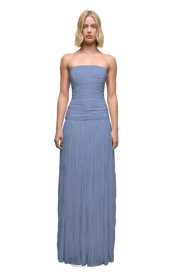Danielle Crinkle Jersey Bustier Gown