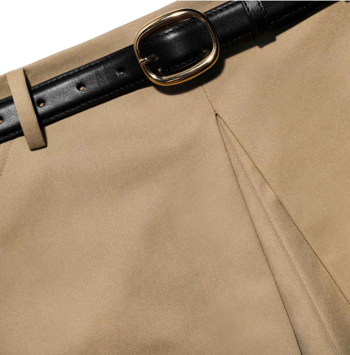 Beige Cotton Skirt