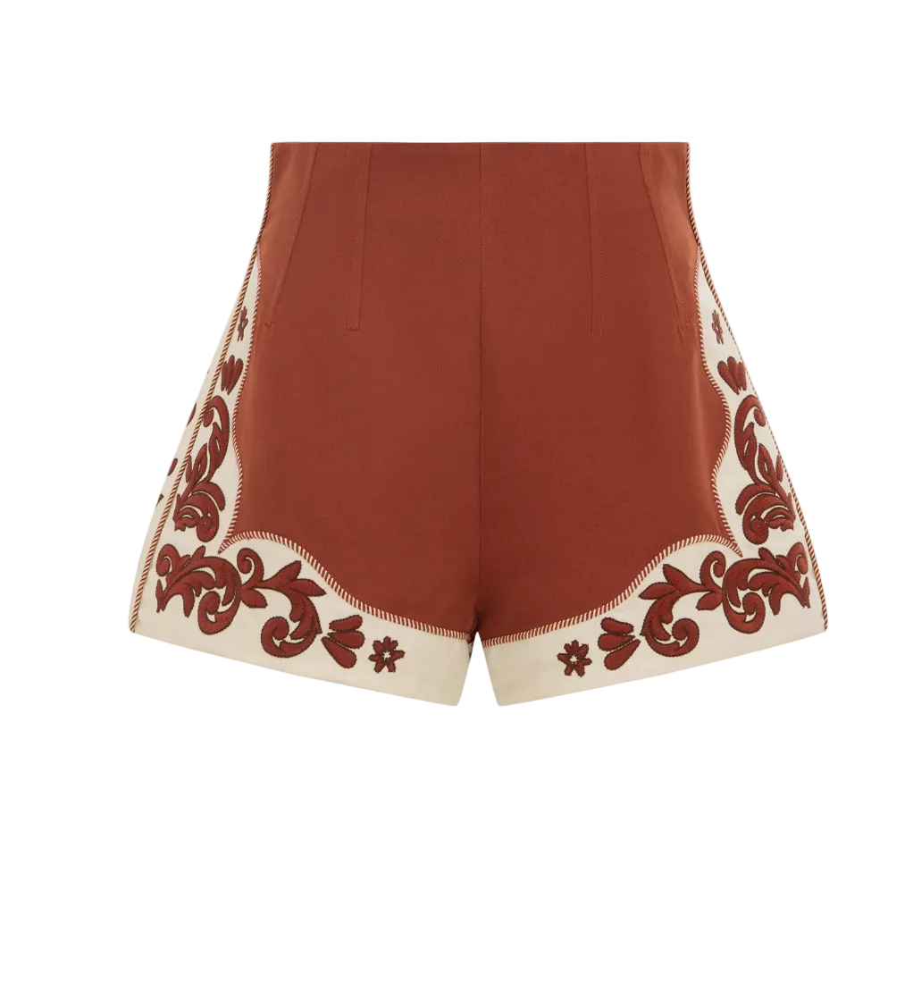 Duke Embroidered Short