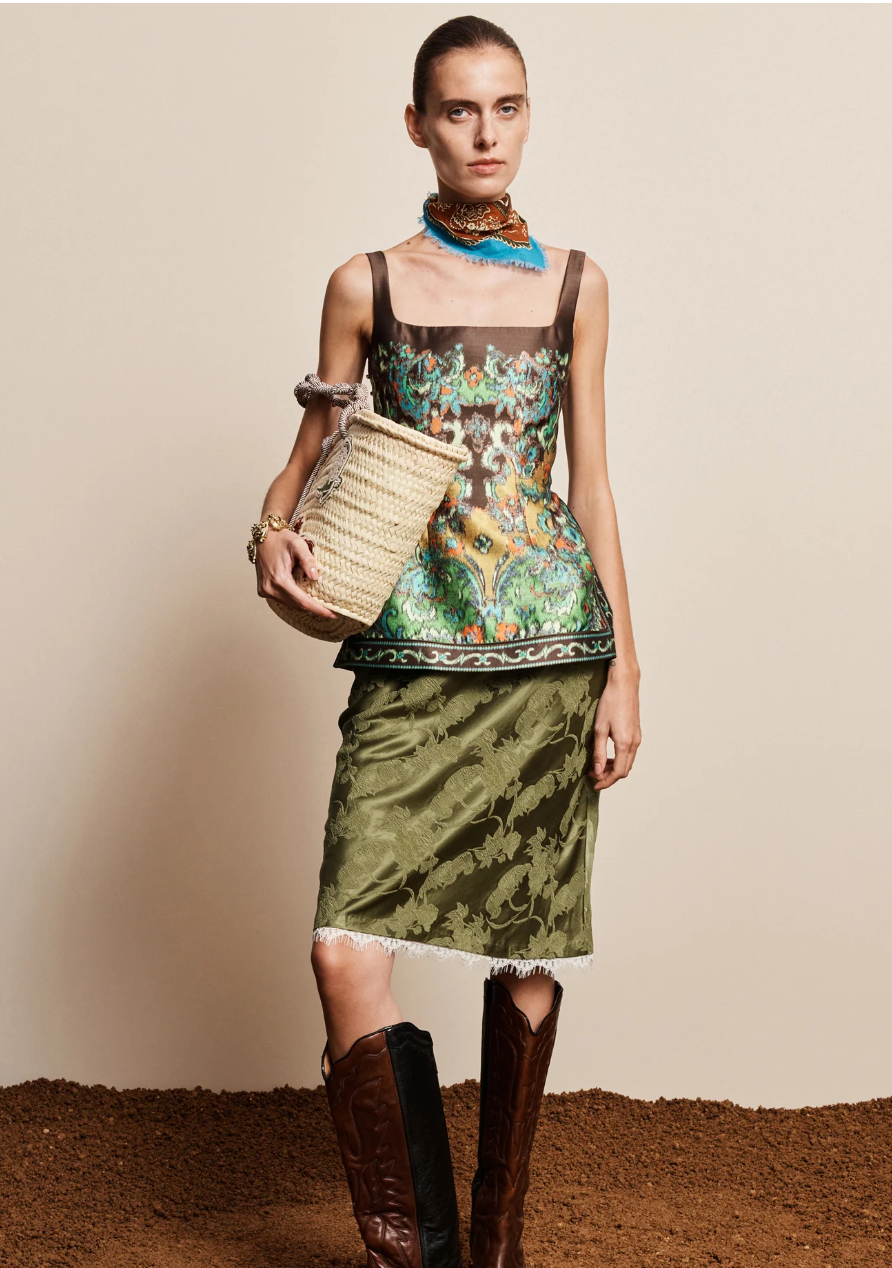 Winifred Bias Slip Skirt