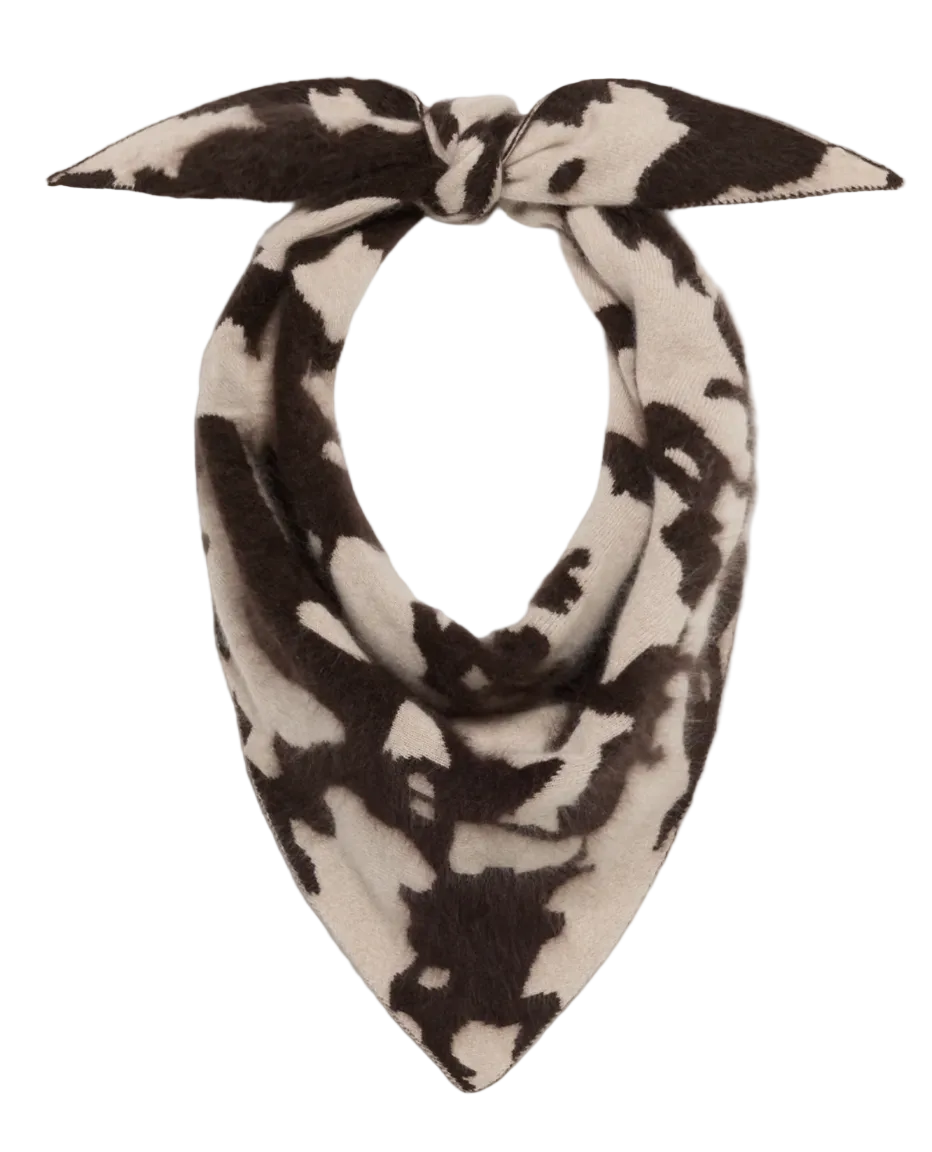 Grizzly Cowhide Wild Rag