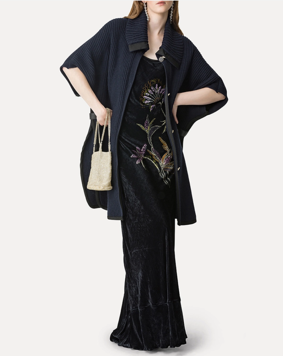 Sogni Velvet Slip Dress