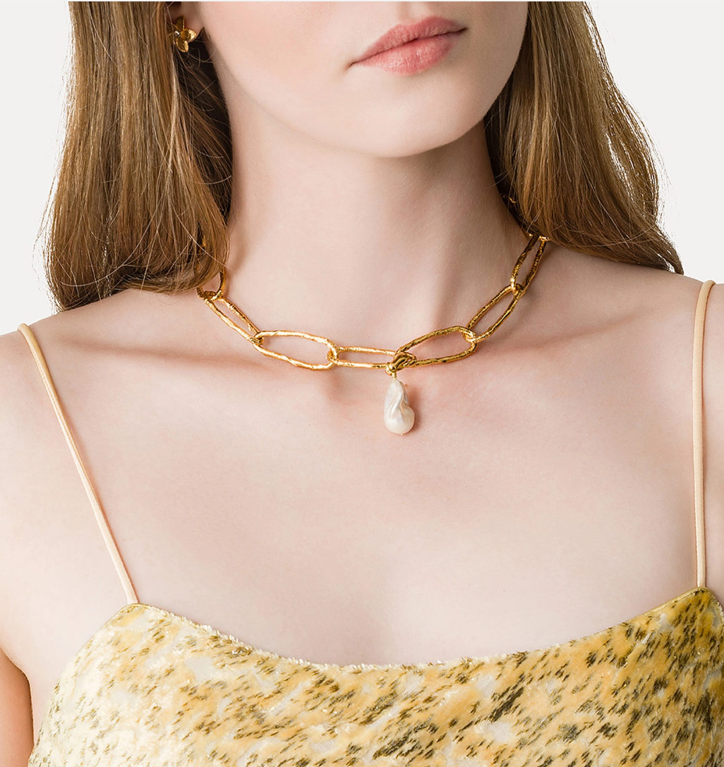 En Reve Fil-Coup Slip Dress