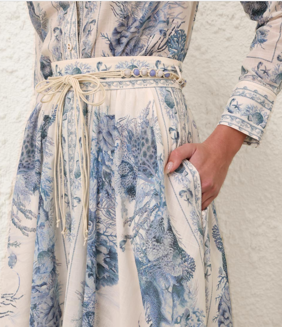 Wanderlust A-Line Maxi Skirt