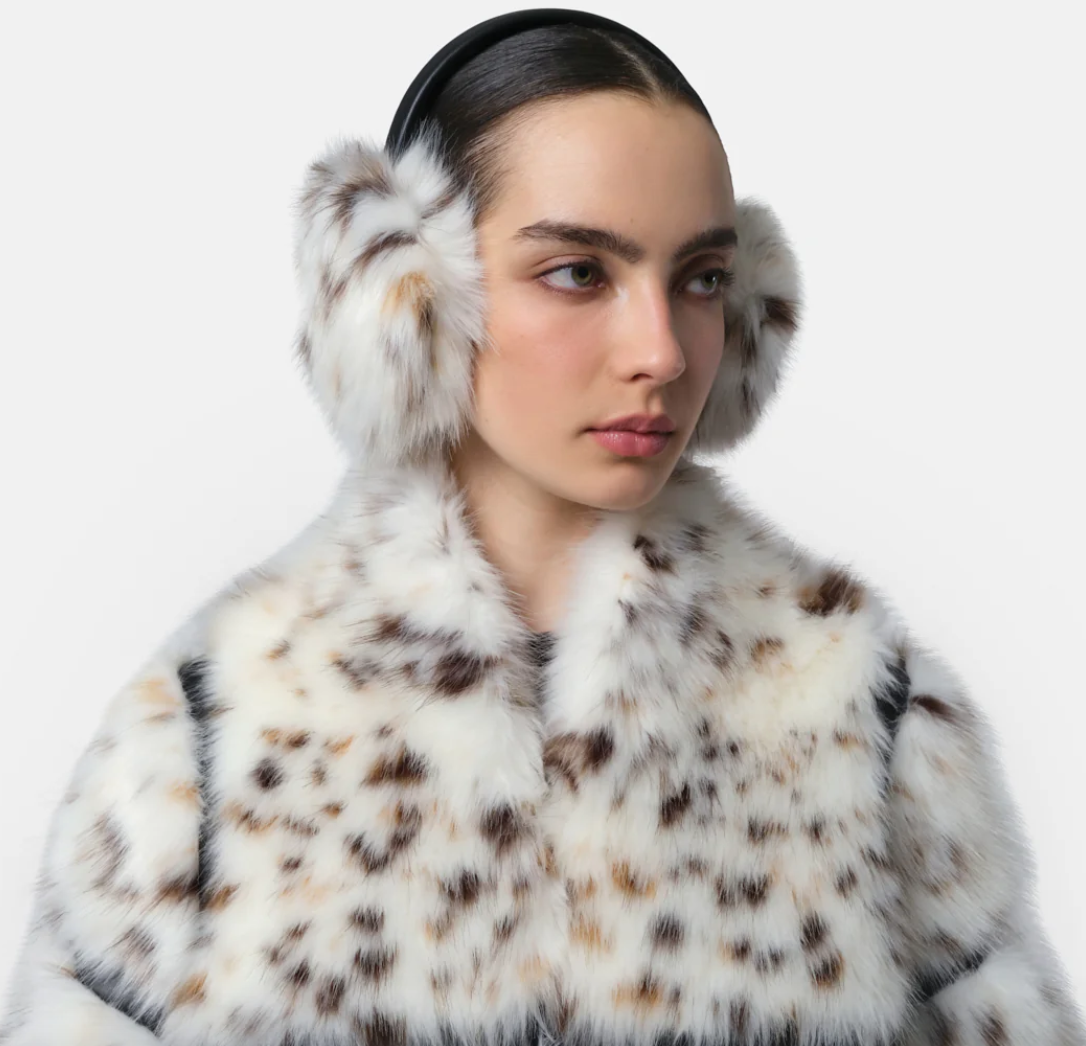Esme Snow Leopard Earmuffs