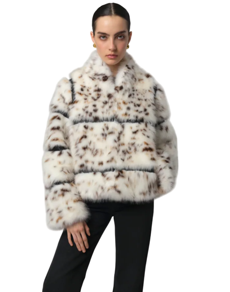 Sai Snow Leopard Coat