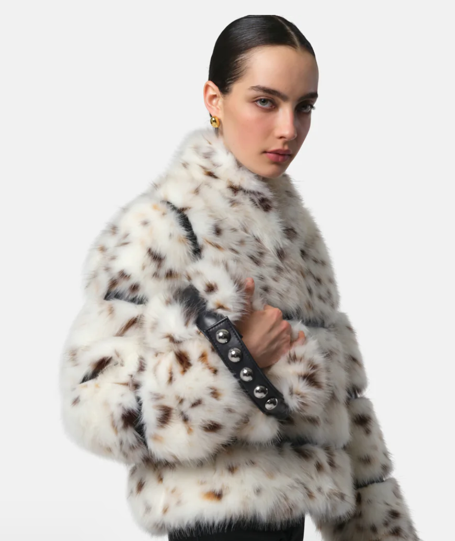 Sai Snow Leopard Coat