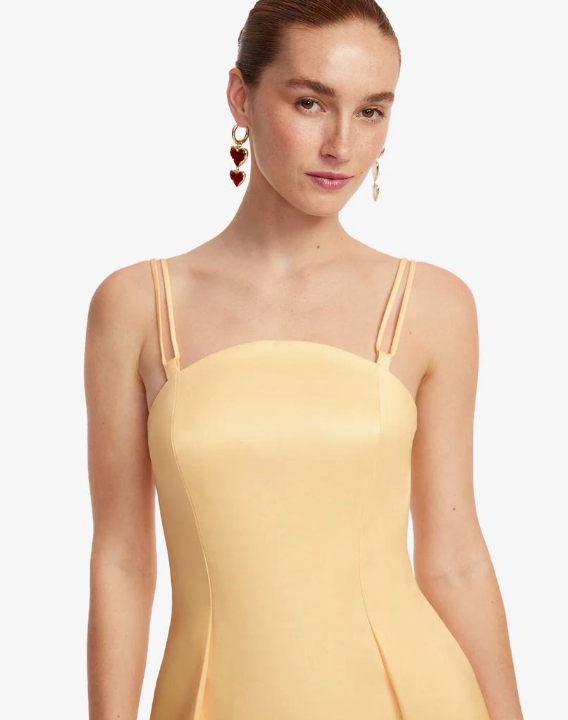 Polina Embellished Rose Midi Dress