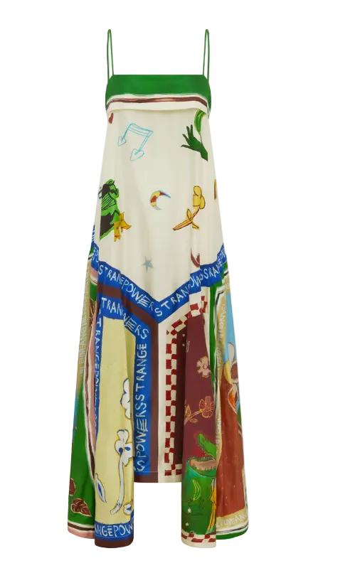 Tangible Love Silk Midi Dress