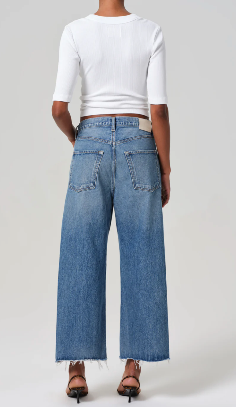 Ayla Raw Hem Crop