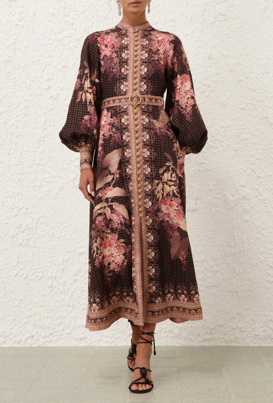 Illuminate Buttoned Midi Dress