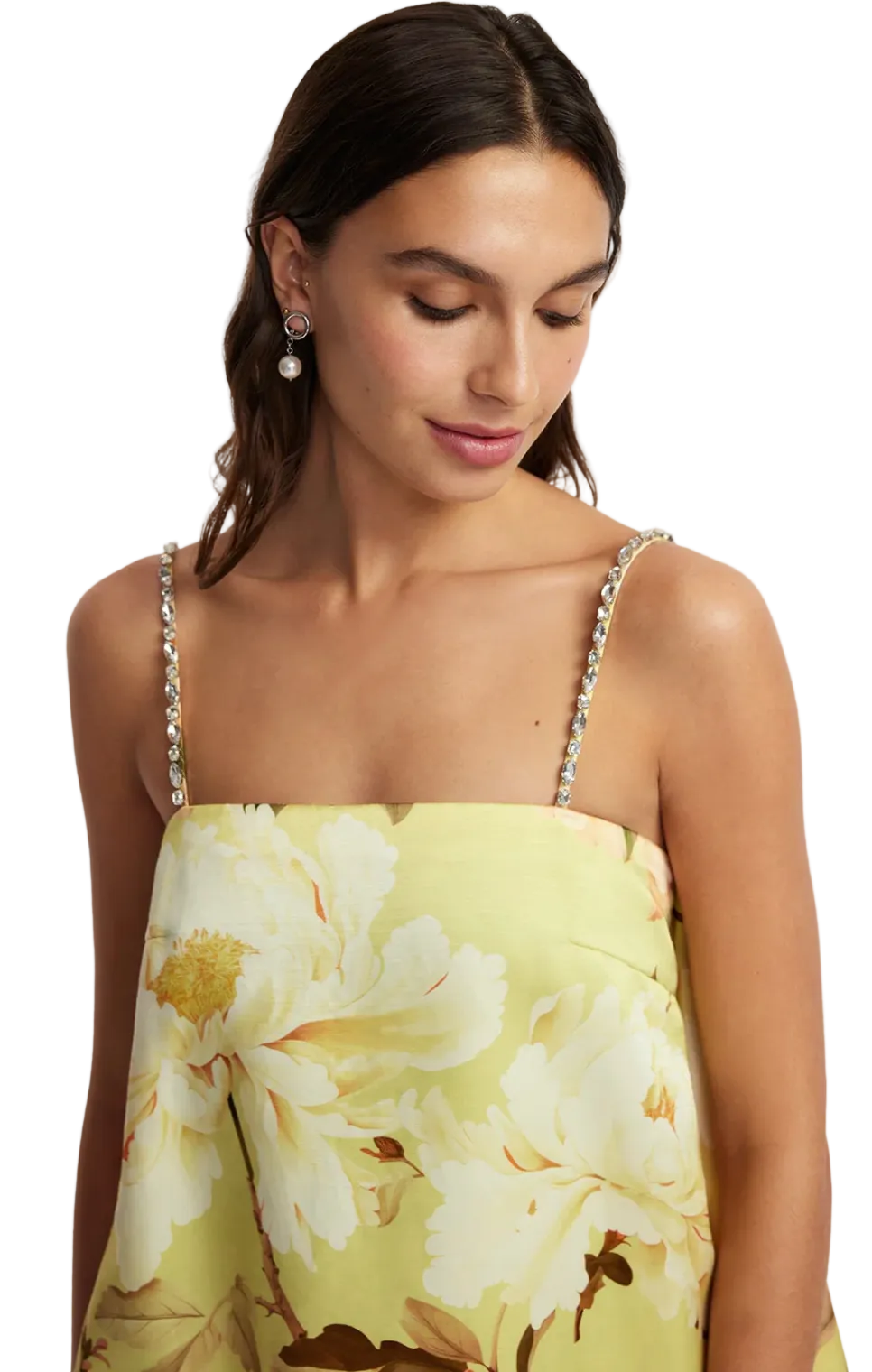 Patsy Embellished Puff Mini Dress