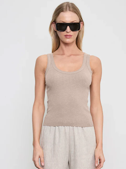 Military Rib Crop Tank