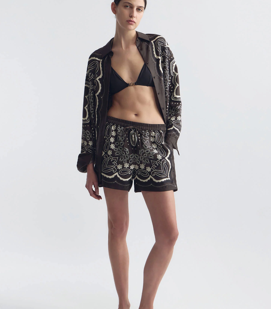 Frances Silk Short