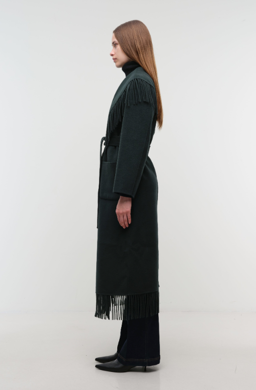 Carrie Fringe Robe Coat