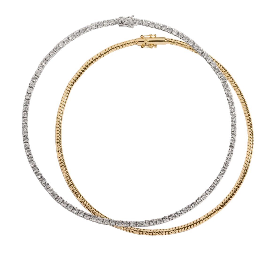 Ivy Duo Tennis Necklace