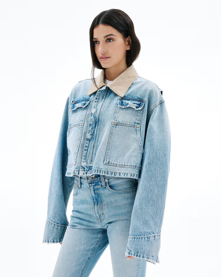 Connor Cropped Worker Jacket