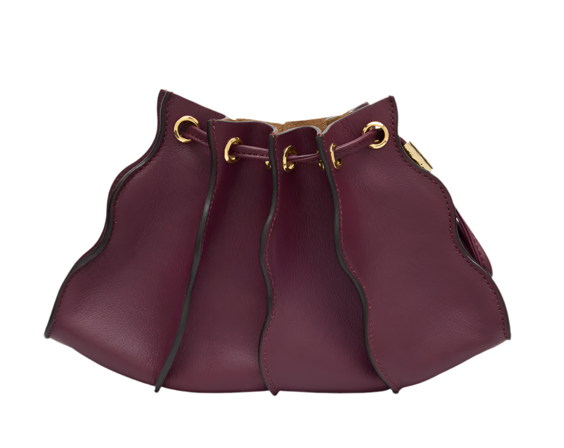 Adria Pleated Wave Mini Crossbody