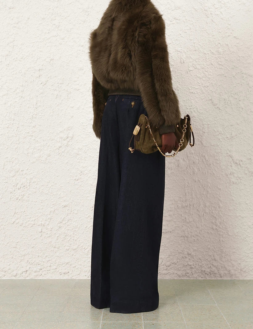 Hypnotic Shearling Bomber