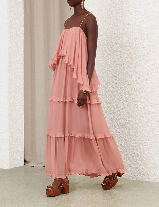 Luna Frilled Slip Dress