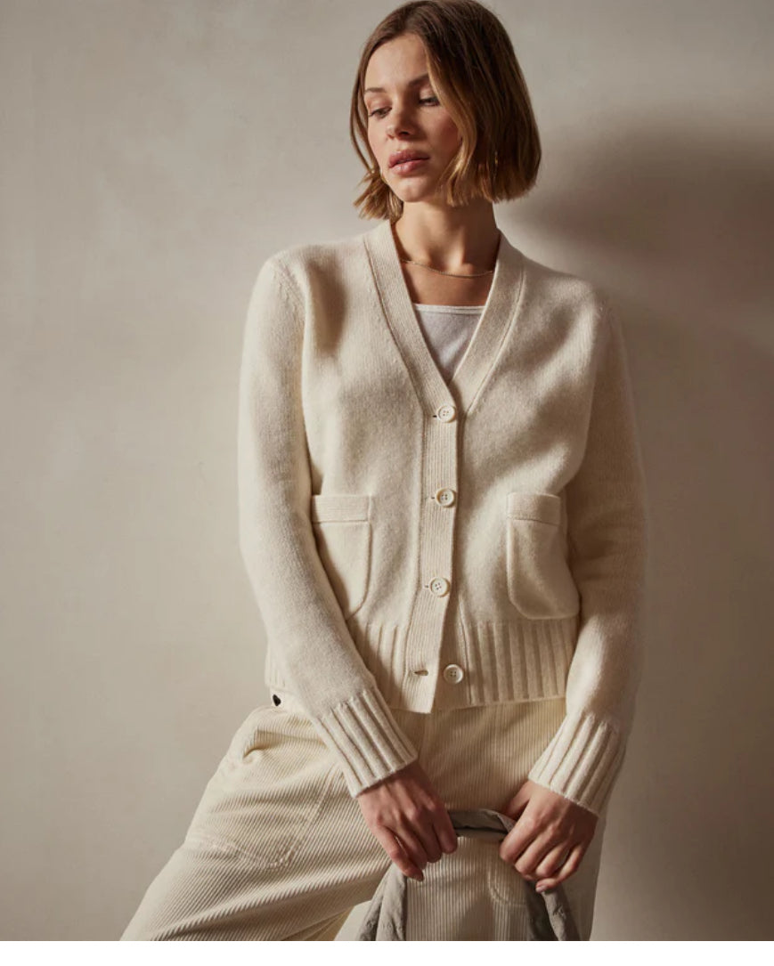 Recycled Cashmere Cardigan