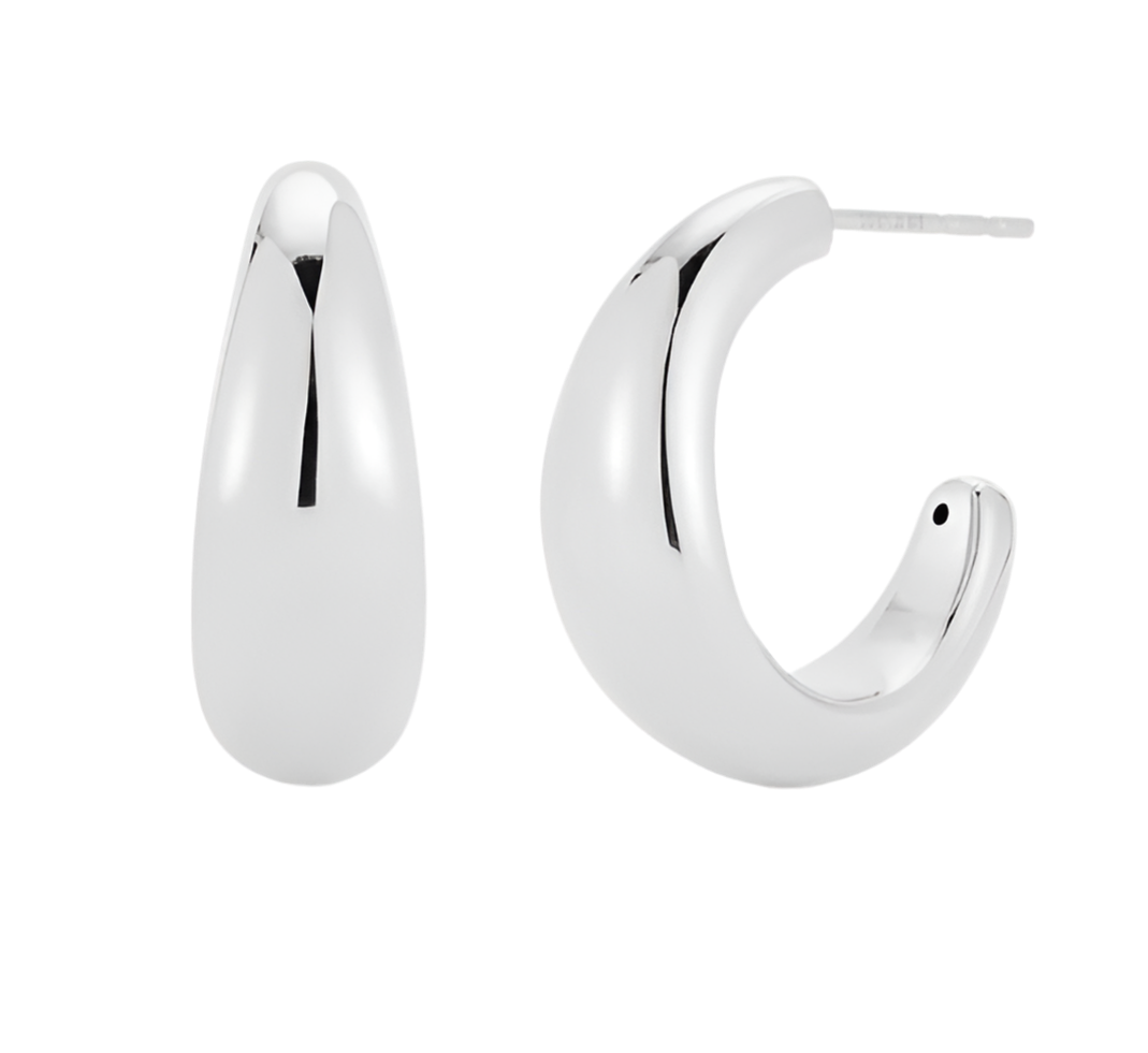 14k Gold Jumbo Dome Hoops