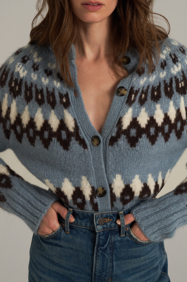 Christina Fairisle Cardigan