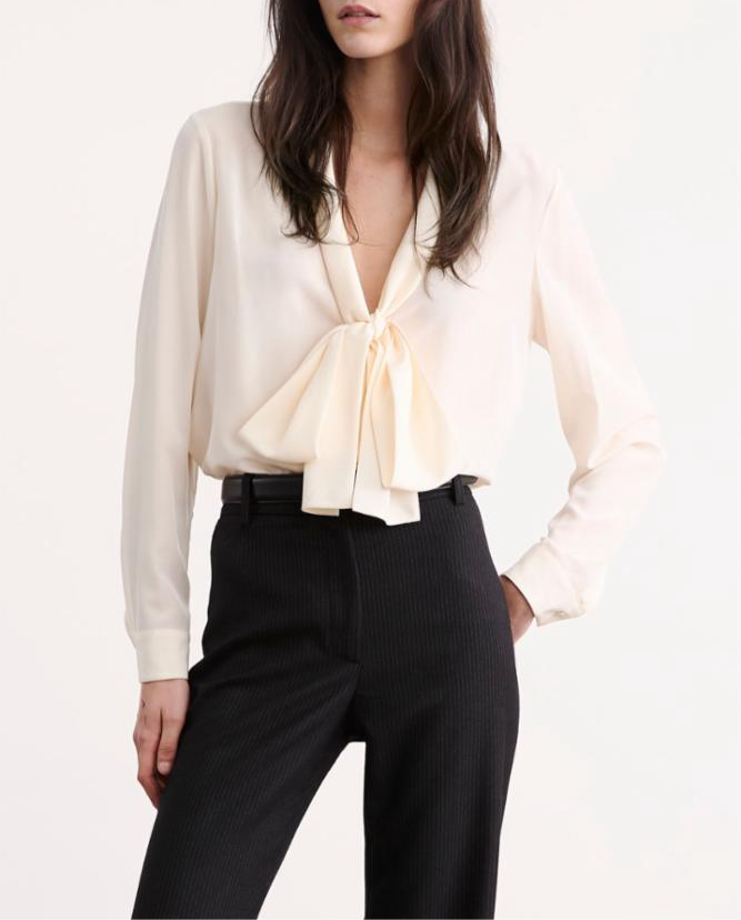 Angelique Tie Neck Blouse