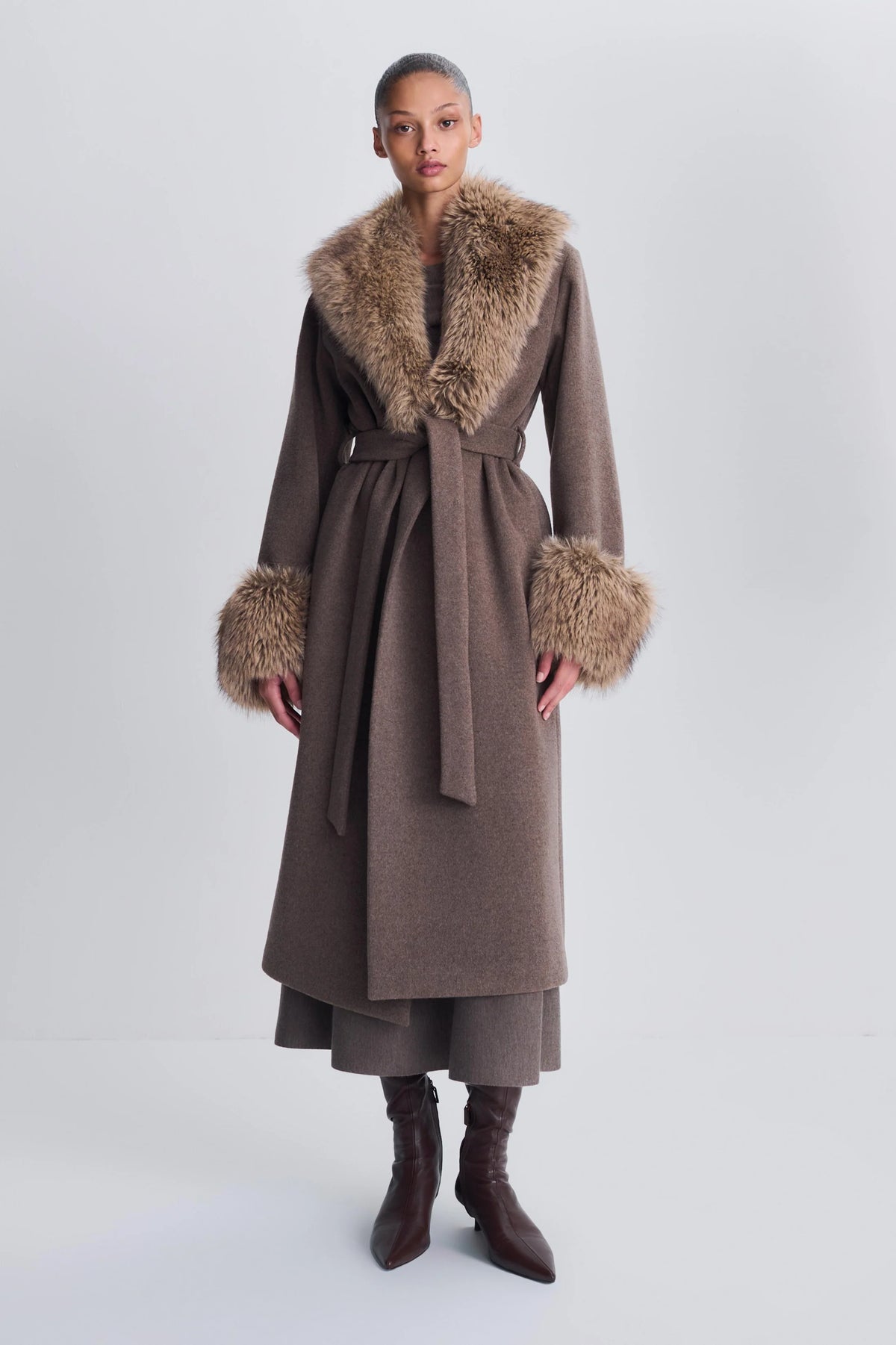 Kinsley Belted Long Coat