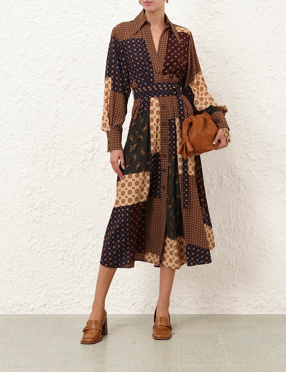 Tuck Midi Dress