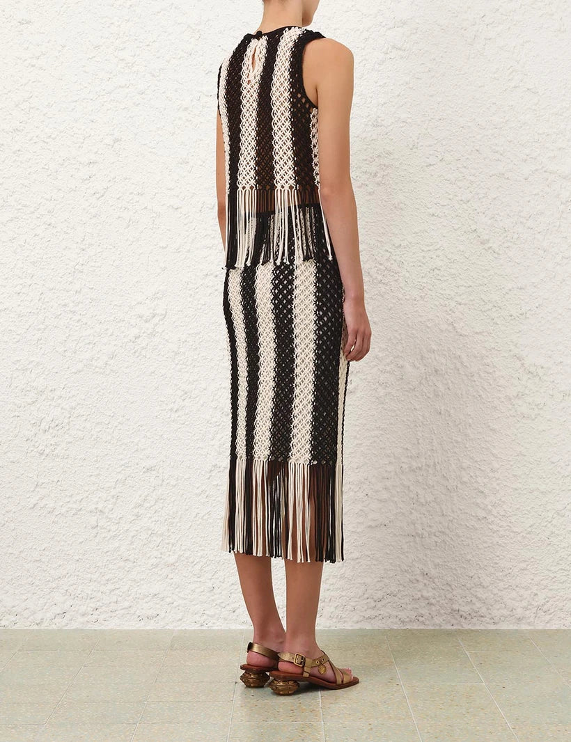 Wanderlust Macrame Maxi Skirt