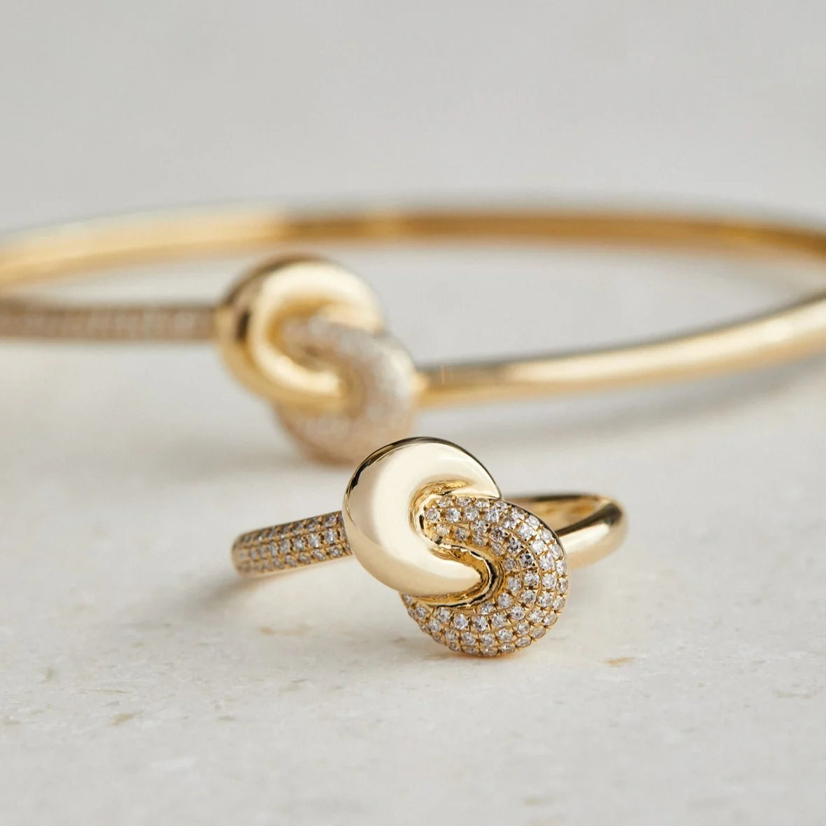 14k Jumbo Love Knot Ring