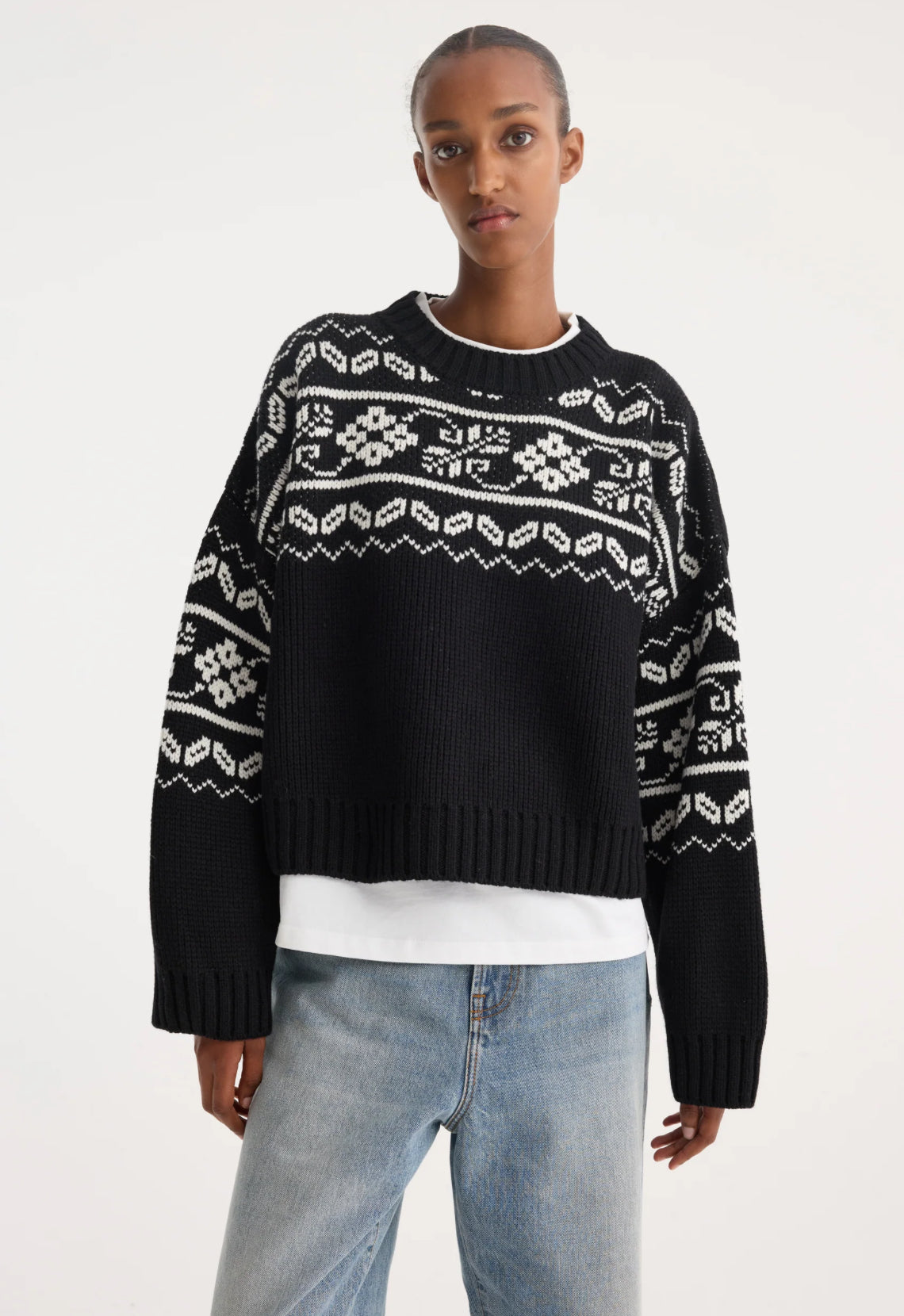 Fair-Isle Knitted Jumper