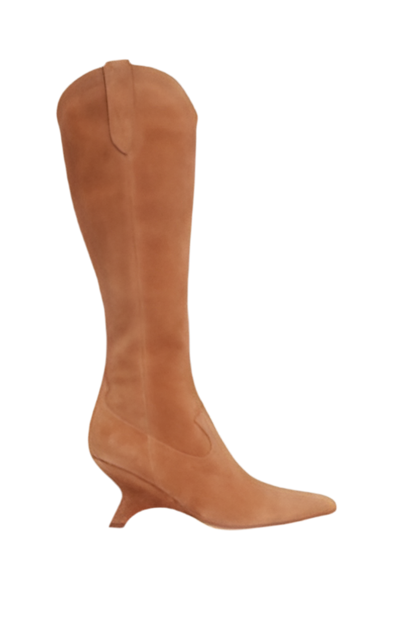 Shadow Suede Western Boot
