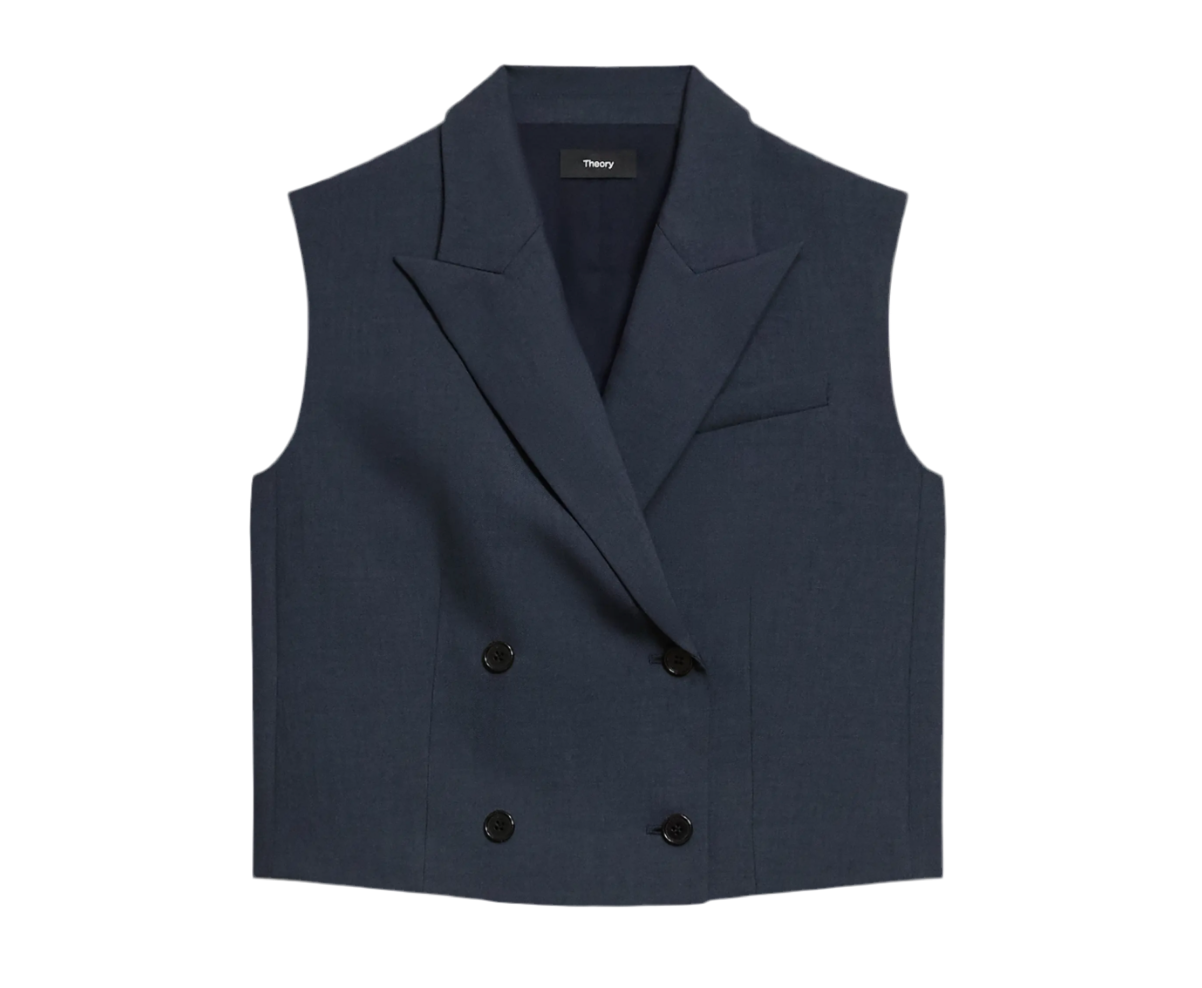 Peak Double Breasted Vest