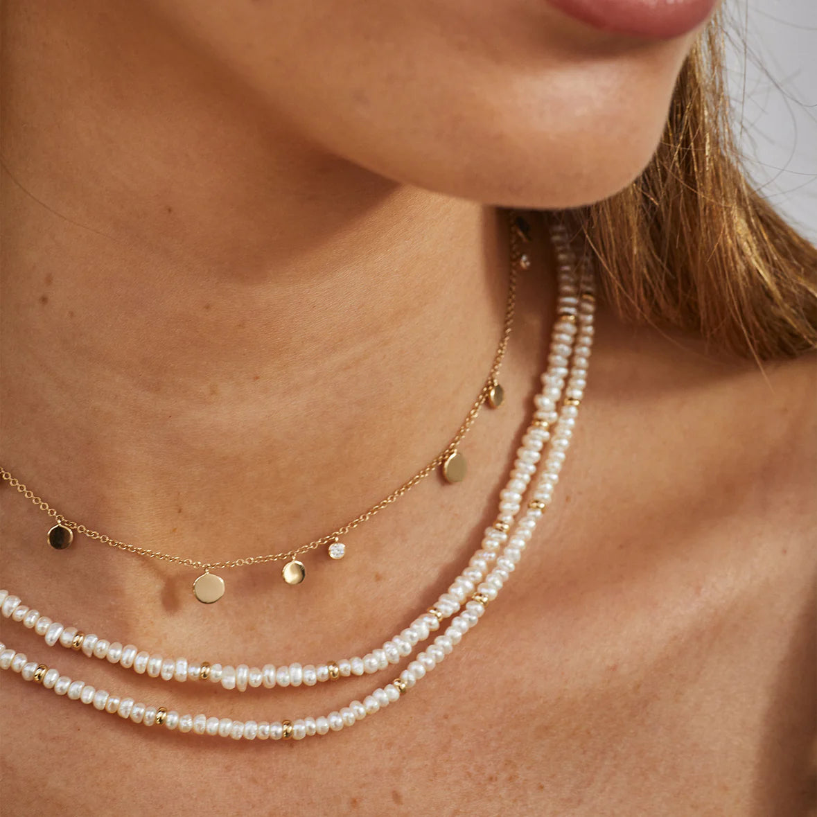 14k Diamond Confetti Chain