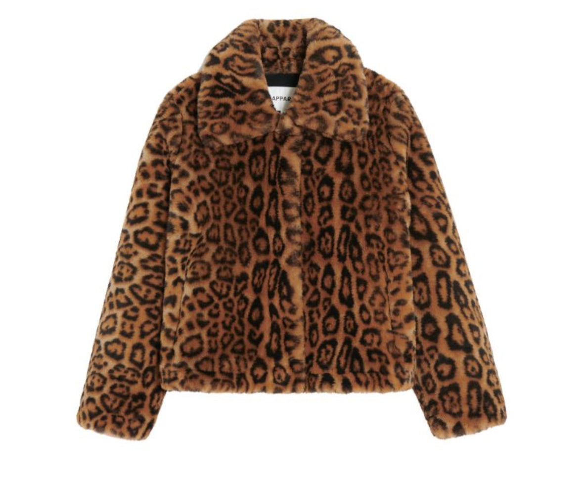 Elis Leopard Short Coat