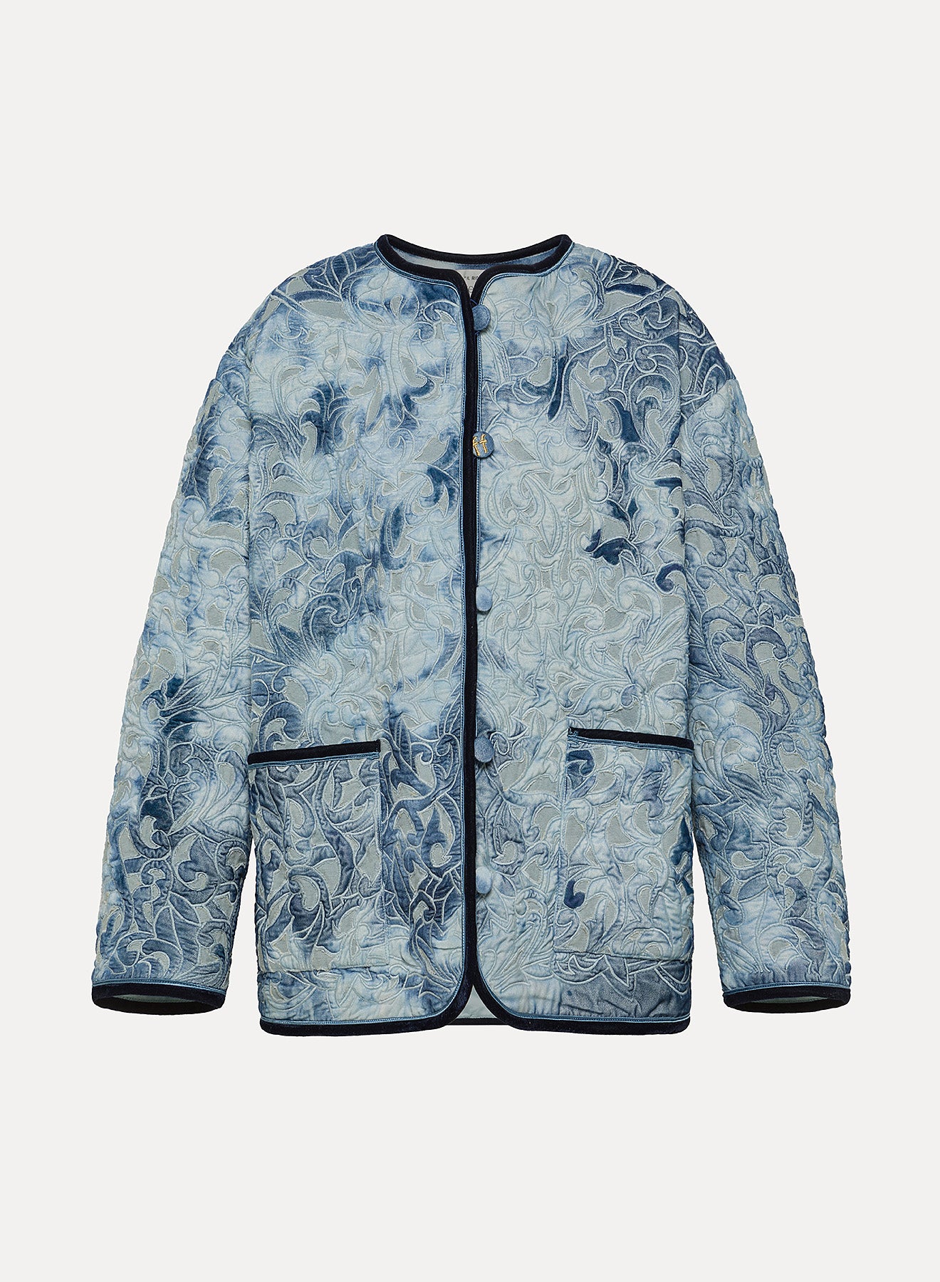Indigo Velvet Jacket